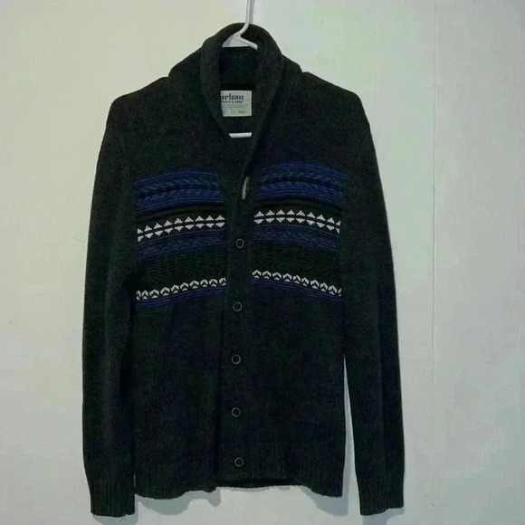 Urban Pipeline Men’s Cardigan Sweater - Picture 1 of 5